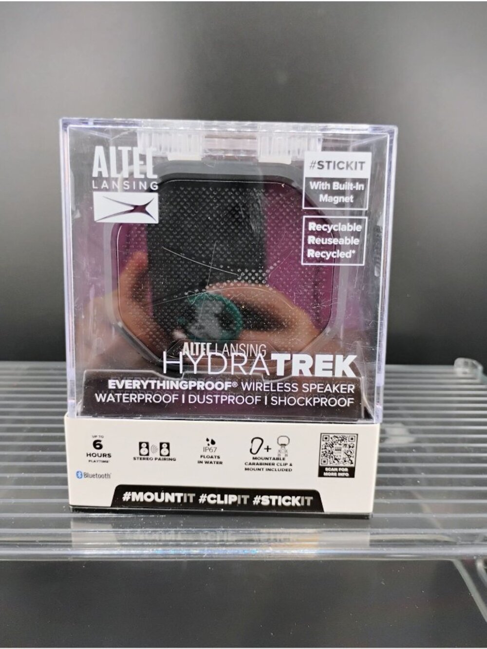 Altec Lansing HydraTrek Wireless Waterproof Speaker Dustproof & Shockproof